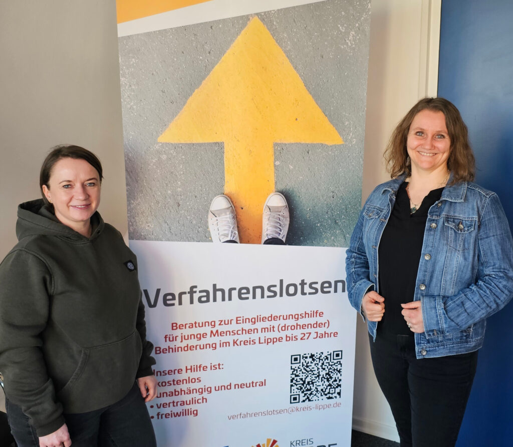 Sie helfen jungen Menschen mit Behinderung weiter: (von links) Die Verfahrenslotsinnen Monika Heel und Sabine Hilkemeier.